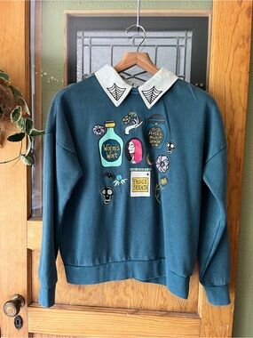 Disney Nightmare Before Christmas Sweatshirt with Cute Collar